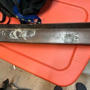 Brown metal organizer